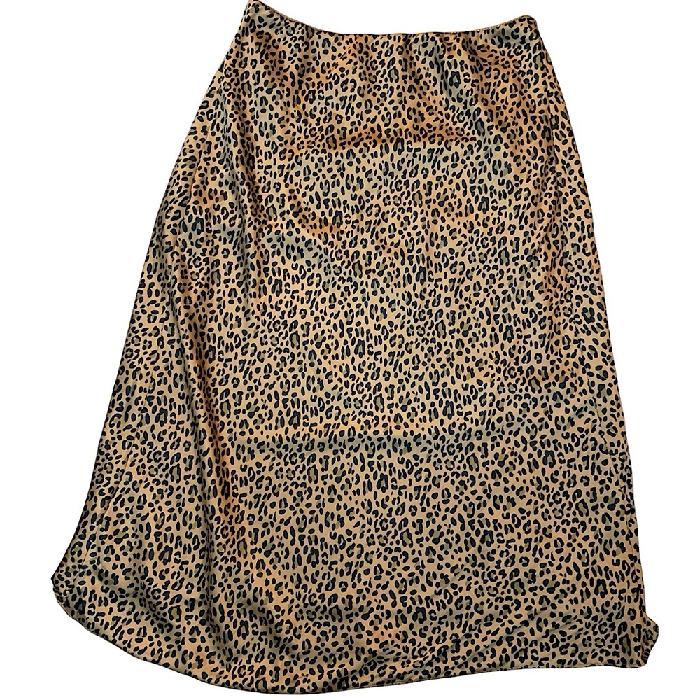 • American Eagle leopard print midi skirt xlarge